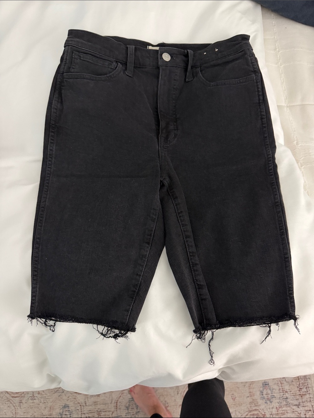 Madewell Black Women's Bermuda Shorts